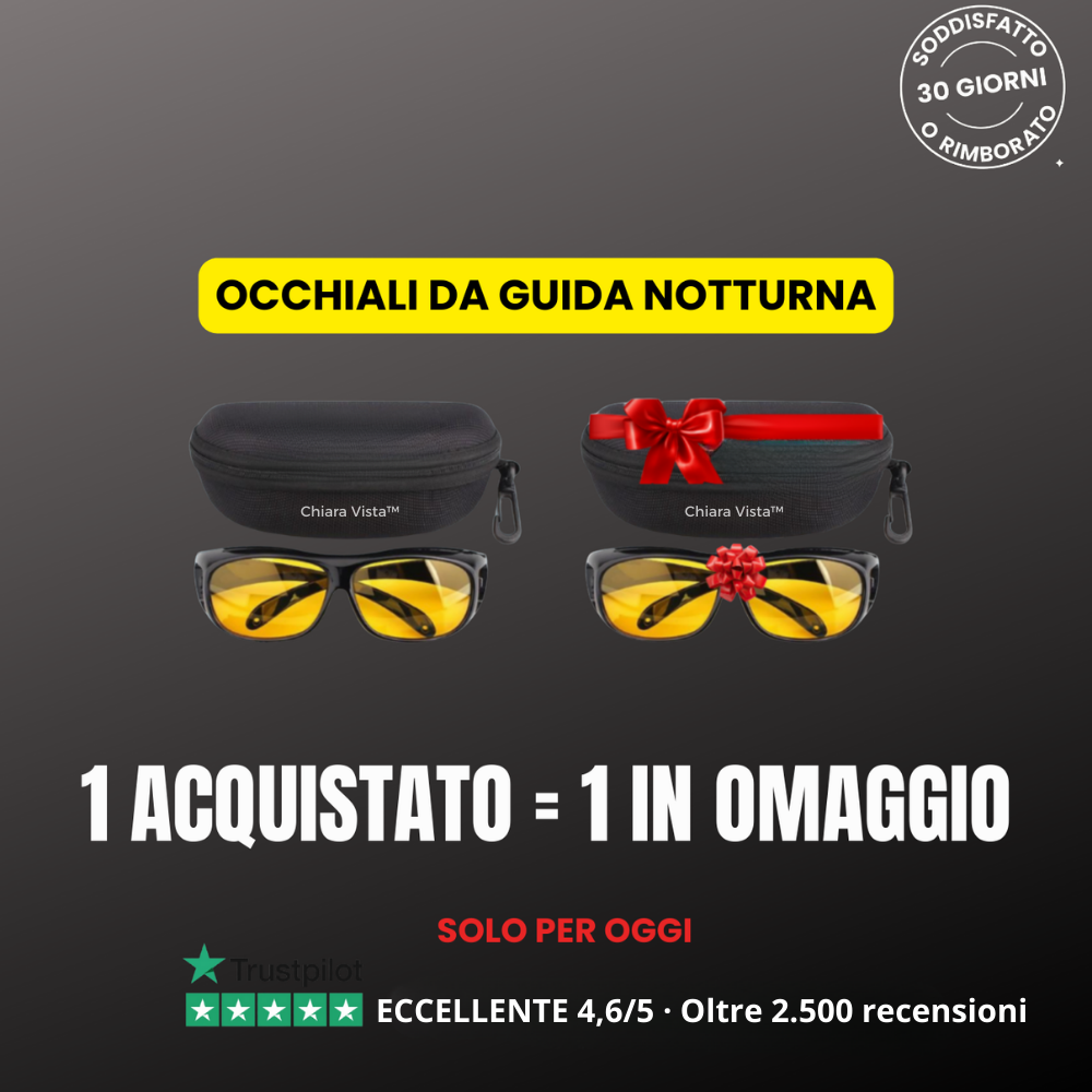 ChiaraVista™ - Gli occhiali che illuminano la tua notte